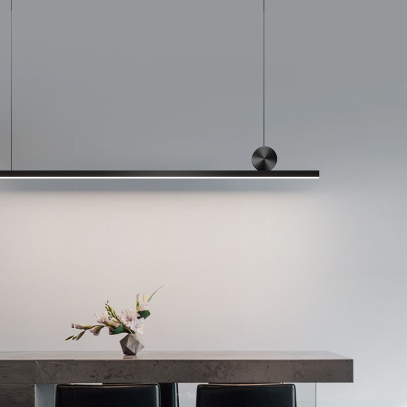 Luvon Design LED Suspensions Linéaire Moderne Métal
