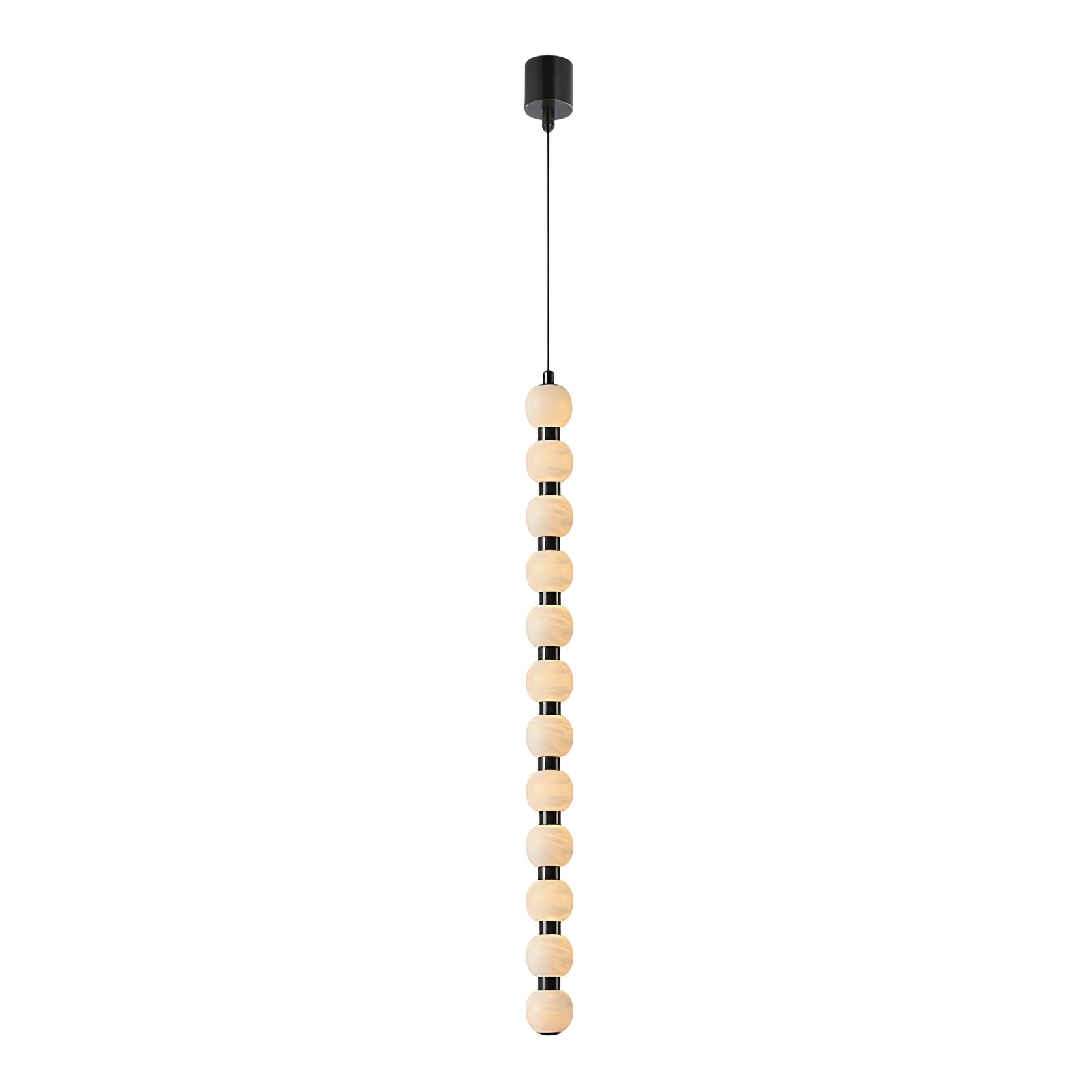 Lyra Suspension Moderne en Albâtre