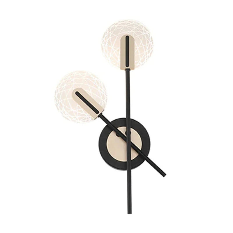 Arisha Applique Murale Métal Led Ronde Moderne, Salon