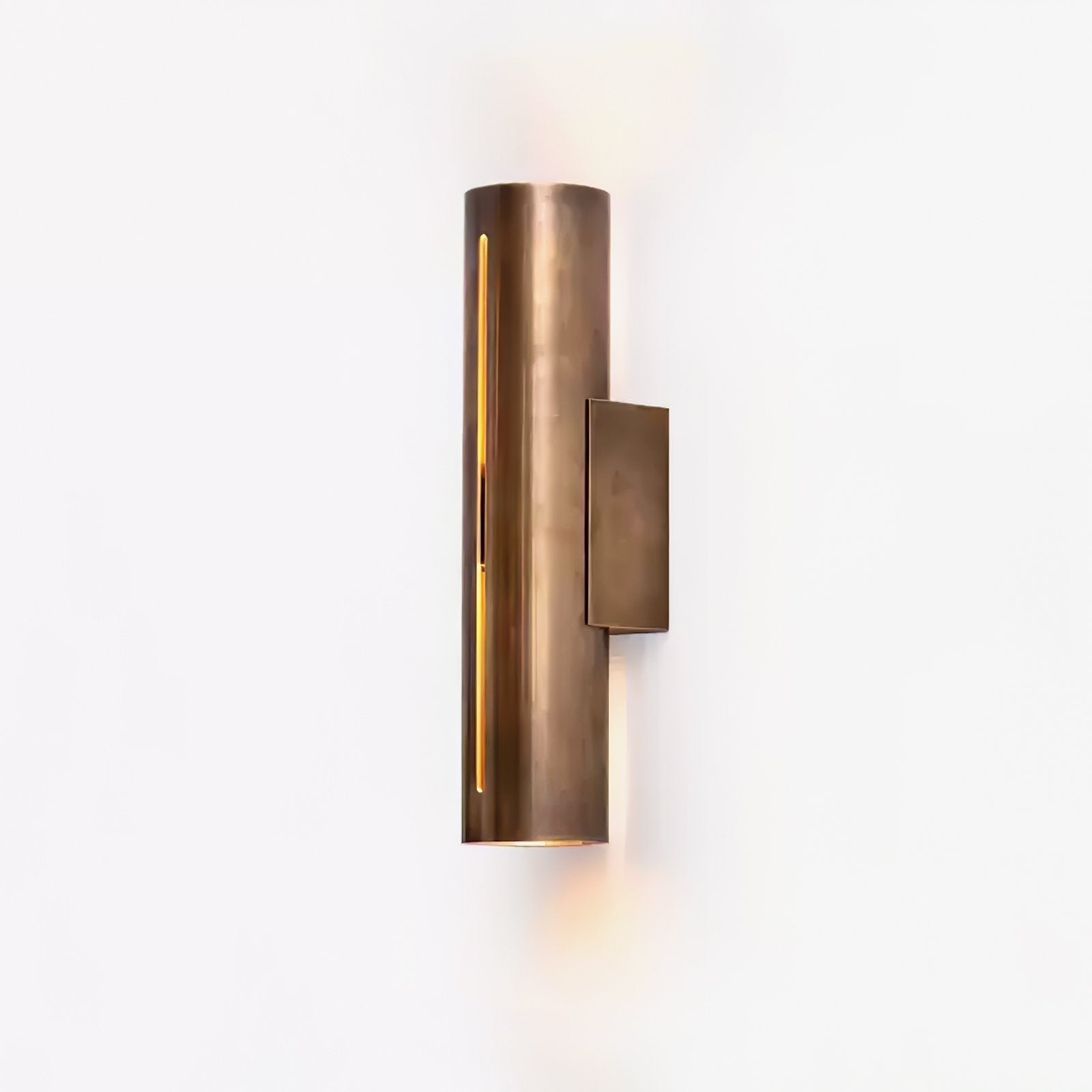 Avsilara Applique Murale Cylindre Laiton Minimaliste Moderne
