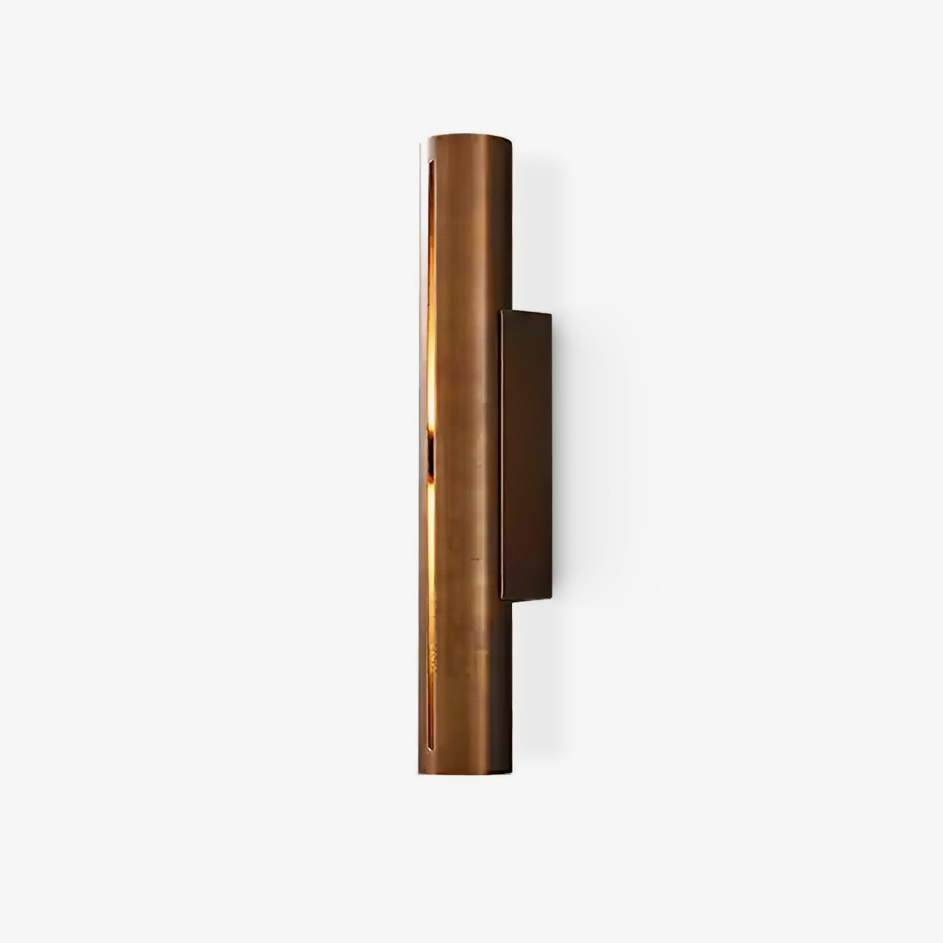 Avsilara Applique Murale Cylindre Laiton Minimaliste Moderne