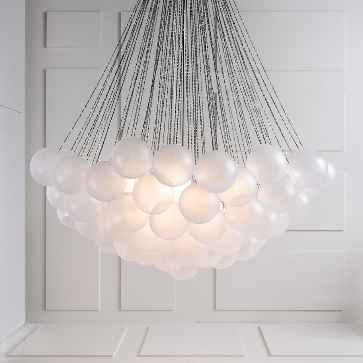 Fayne Suspension Bulle à Globe en Verre