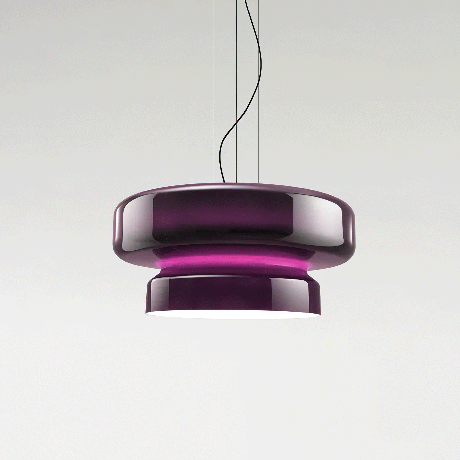Zerithce Suspension Moderne Minimaliste en Verre