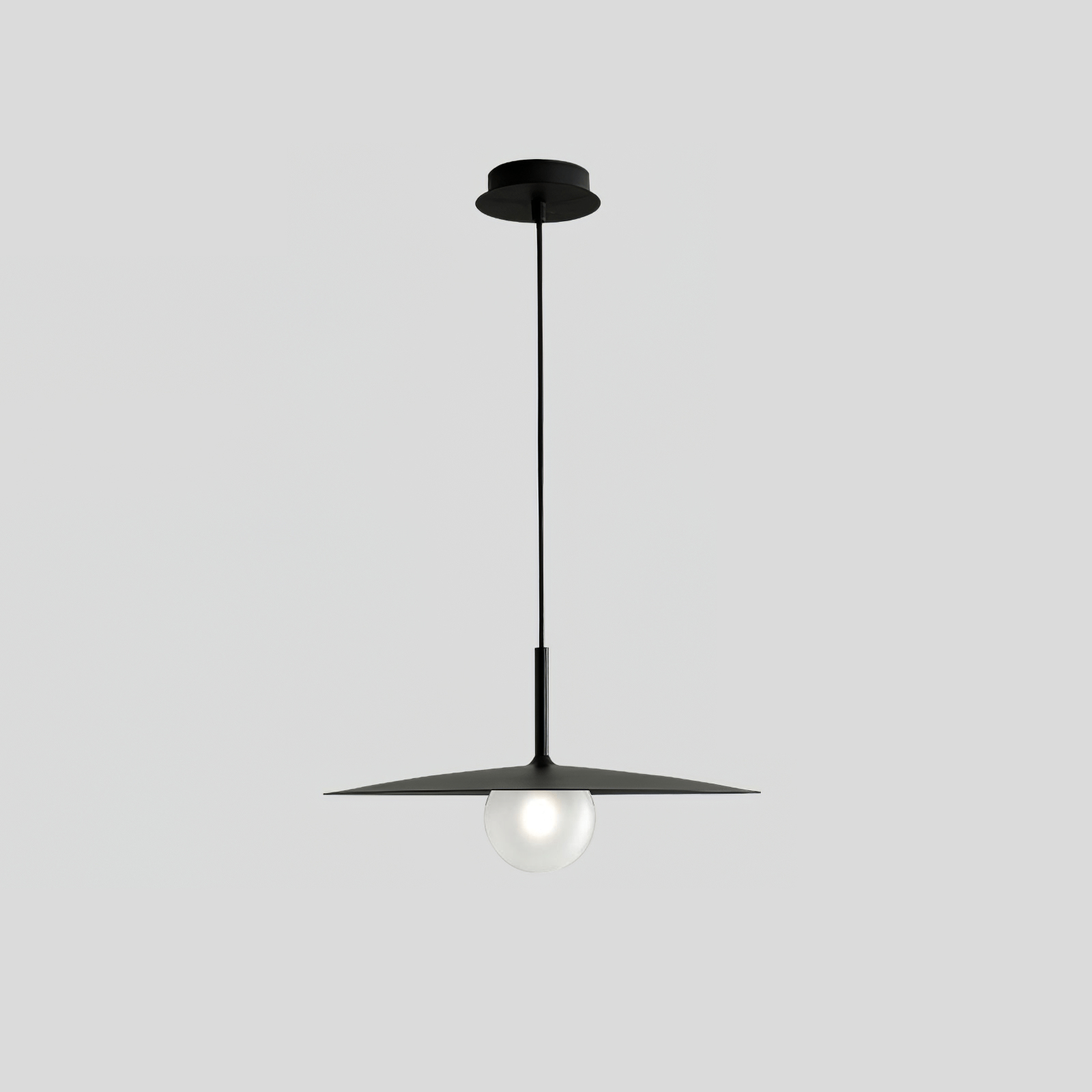 Lustra Suspension Lampe Abat-jour Plat pour Salon