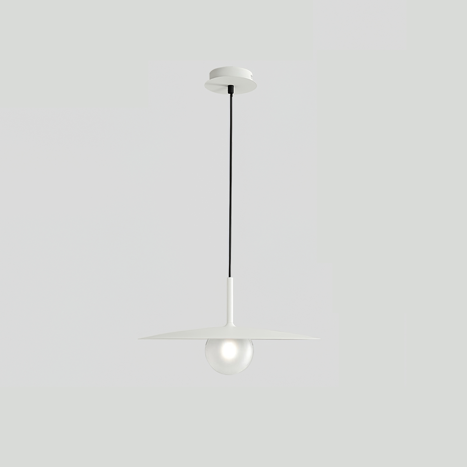 Lustra Suspension Lampe Abat-jour Plat pour Salon