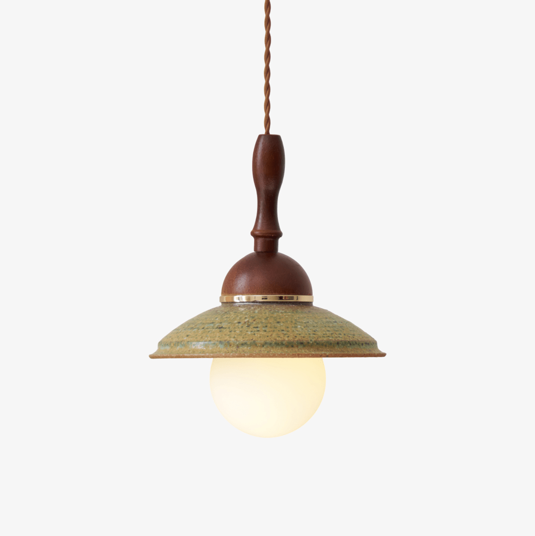Ulsilia Suspension Art en Bois et Céramique