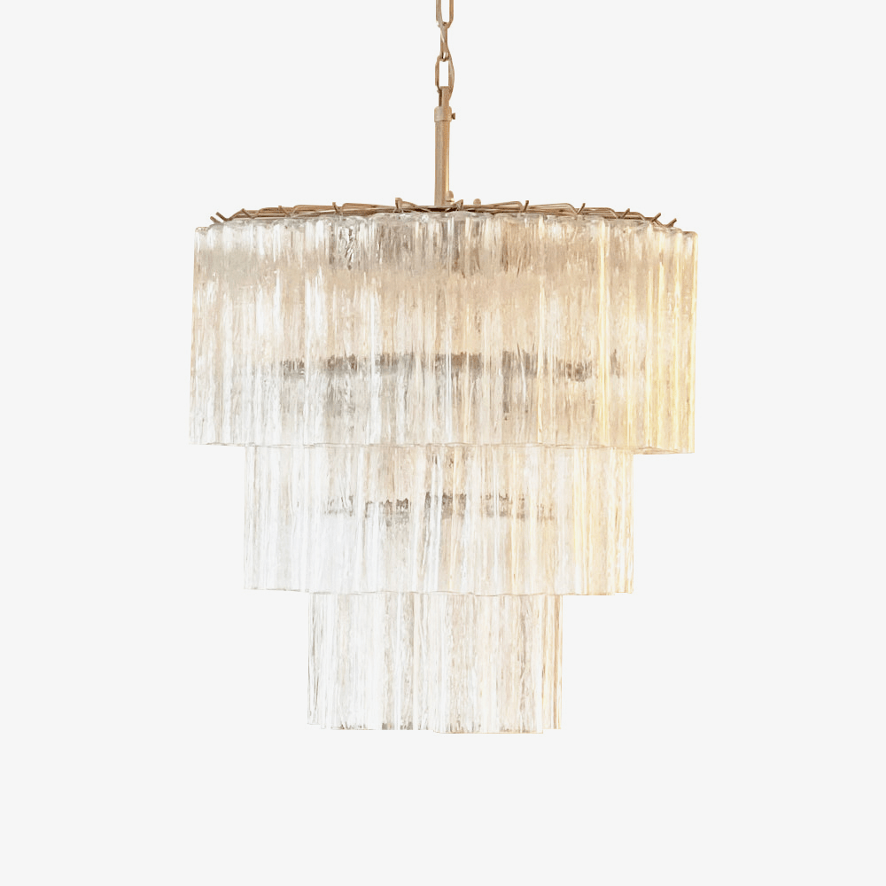 Aurora Lustre en Verre de Luxe