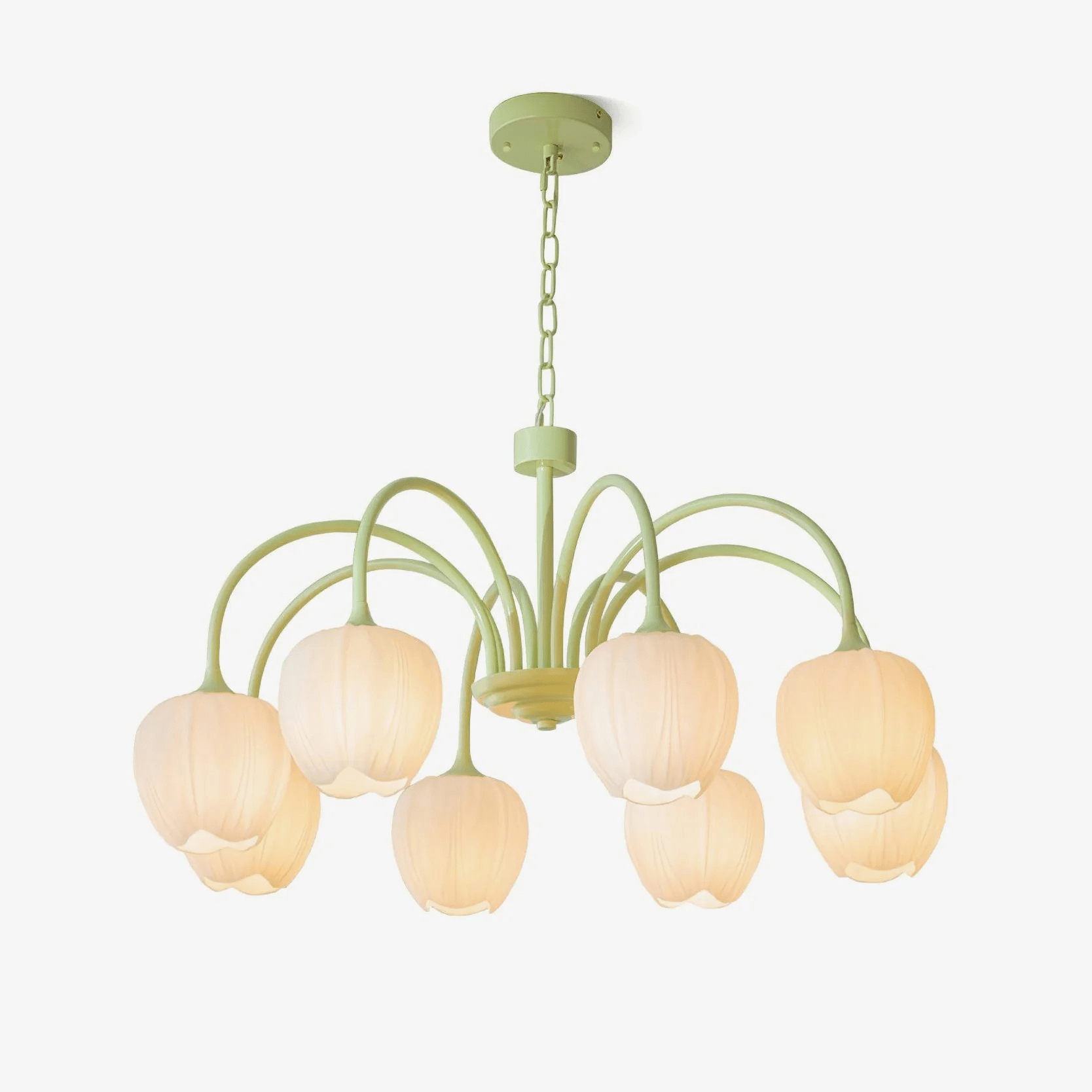 Tulip Lustres Rafraîchissants en Verre