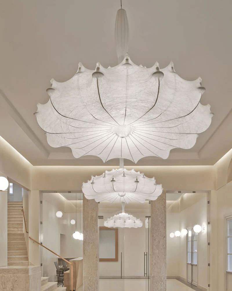 Lumina Suspension en Soie Contemporaine