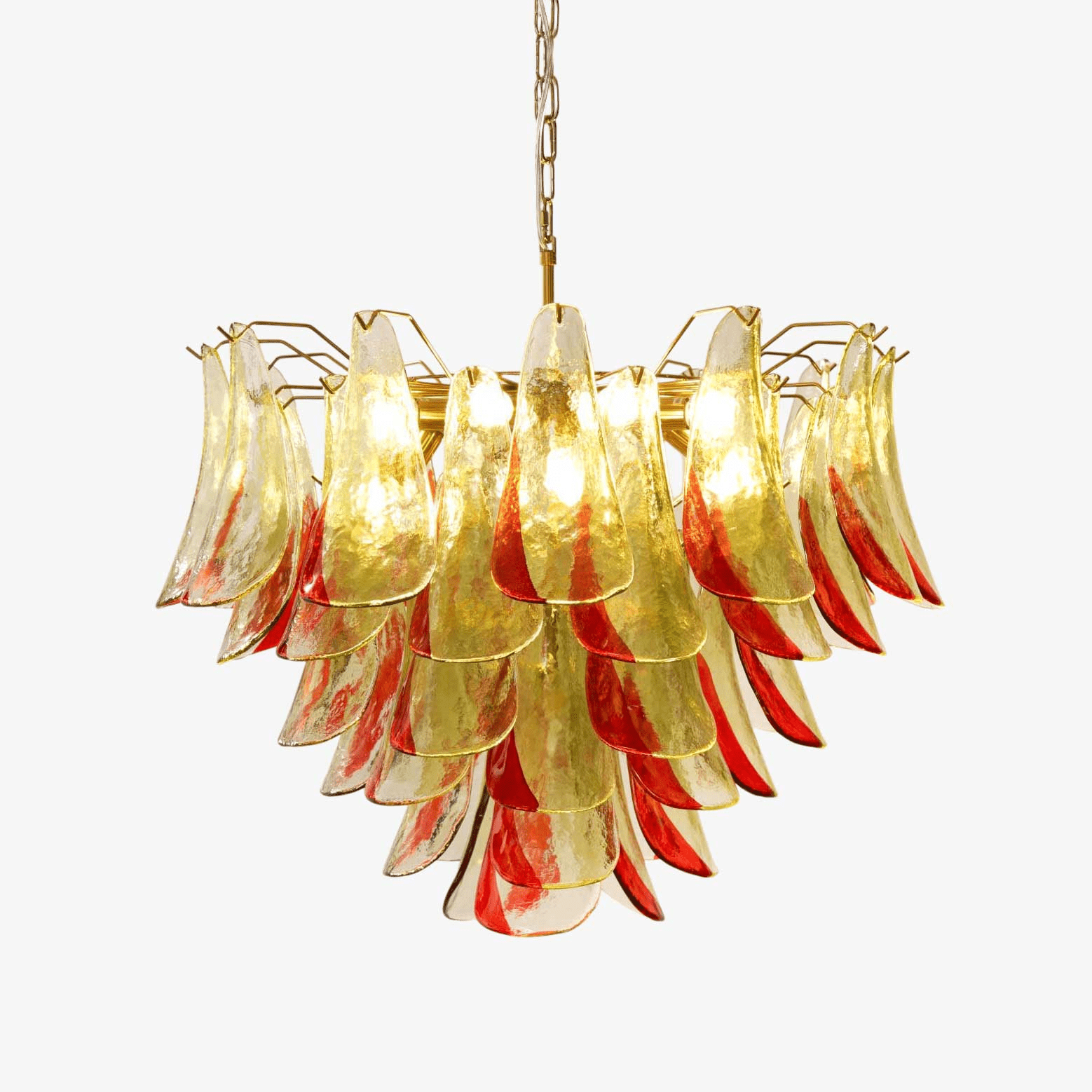 Aurora Lustre en Verre Murano Pétale Élégant