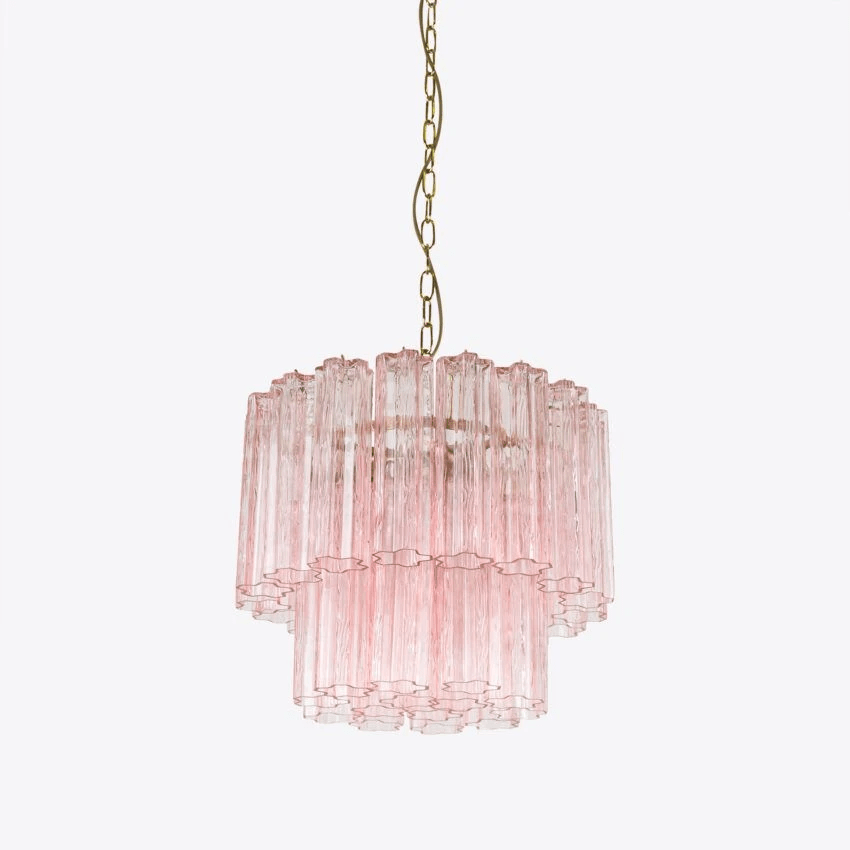 Aurora Lustre Petit Tube en Verre Murano Treviso