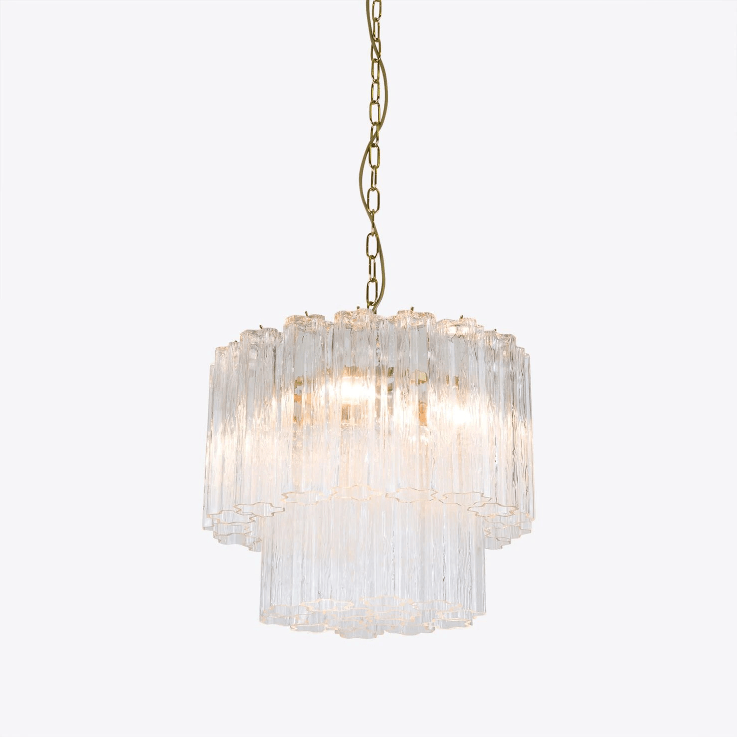Aurora Lustre Petit Tube en Verre Murano Treviso