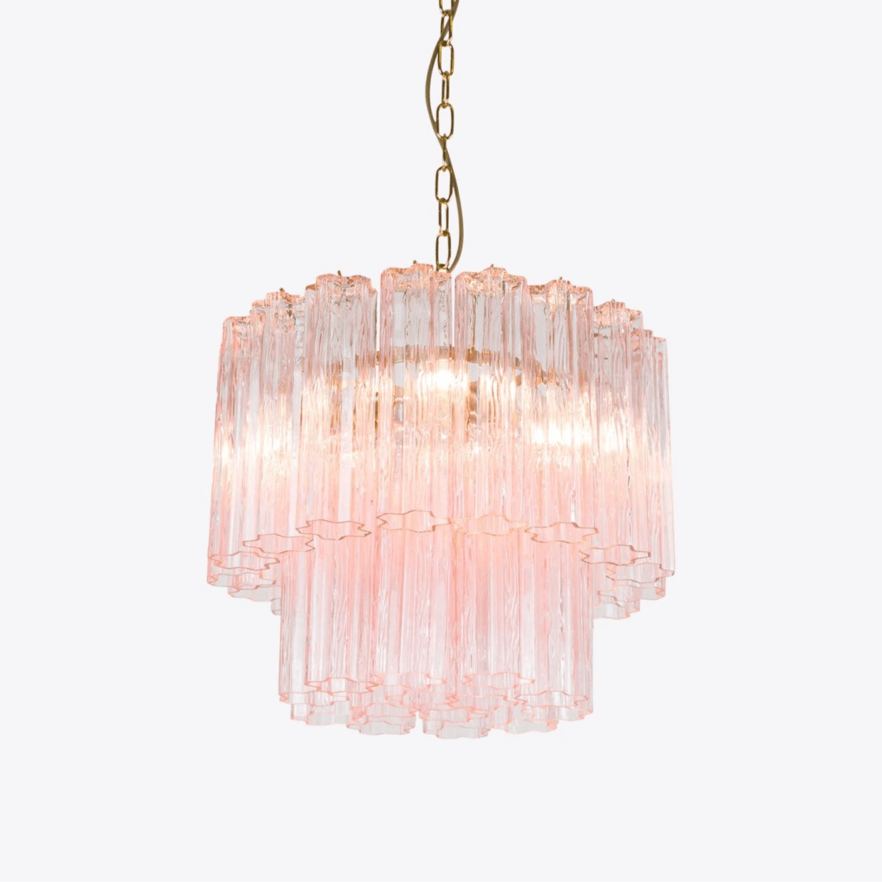 Aurora Lustre Petit Tube en Verre Murano Treviso