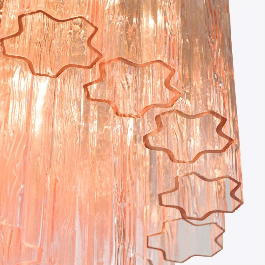 Aurora Lustre Petit Tube en Verre Murano Treviso