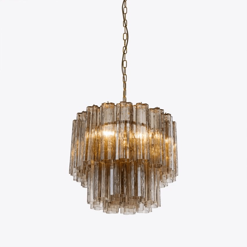 Aurora Lustre Petit Tube en Verre Murano Treviso
