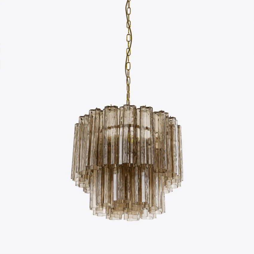Aurora Lustre Petit Tube en Verre Murano Treviso