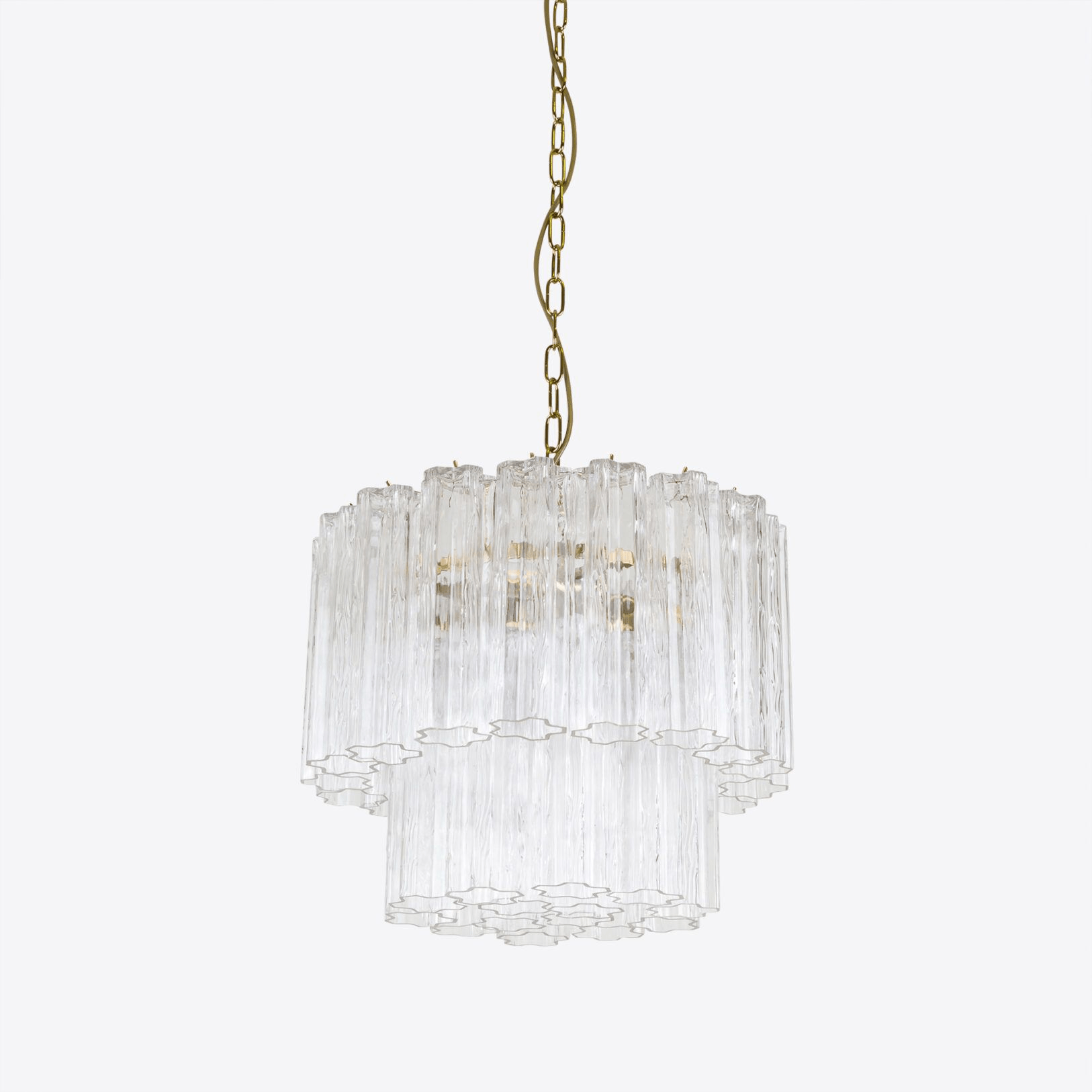 Aurora Lustre Petit Tube en Verre Murano Treviso