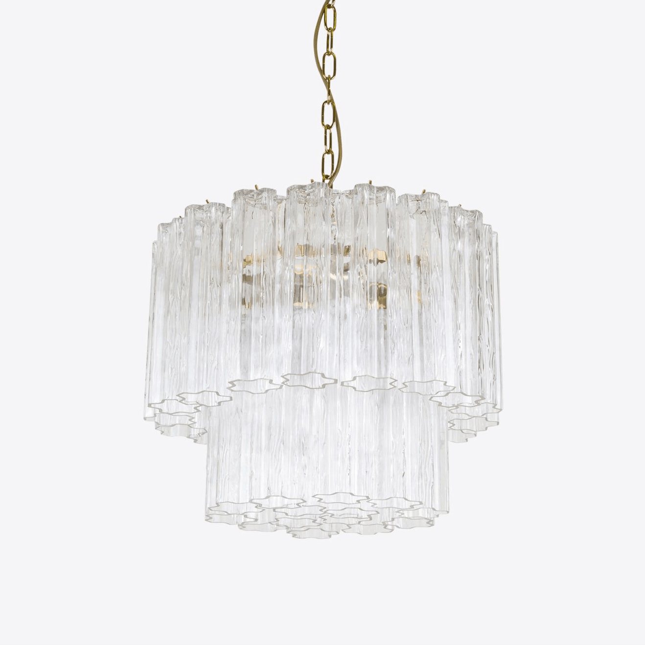 Aurora Lustre Petit Tube en Verre Murano Treviso