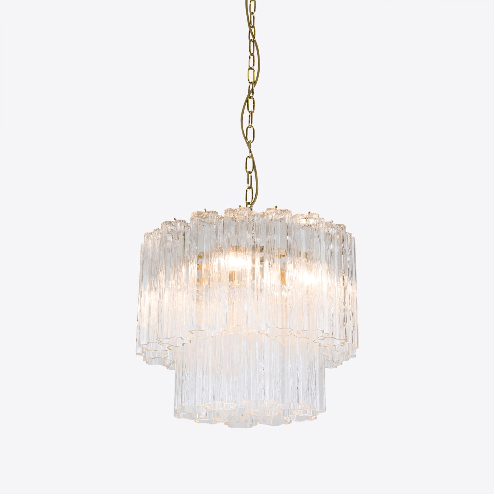 Aurora Lustre Petit Tube en Verre Murano Treviso