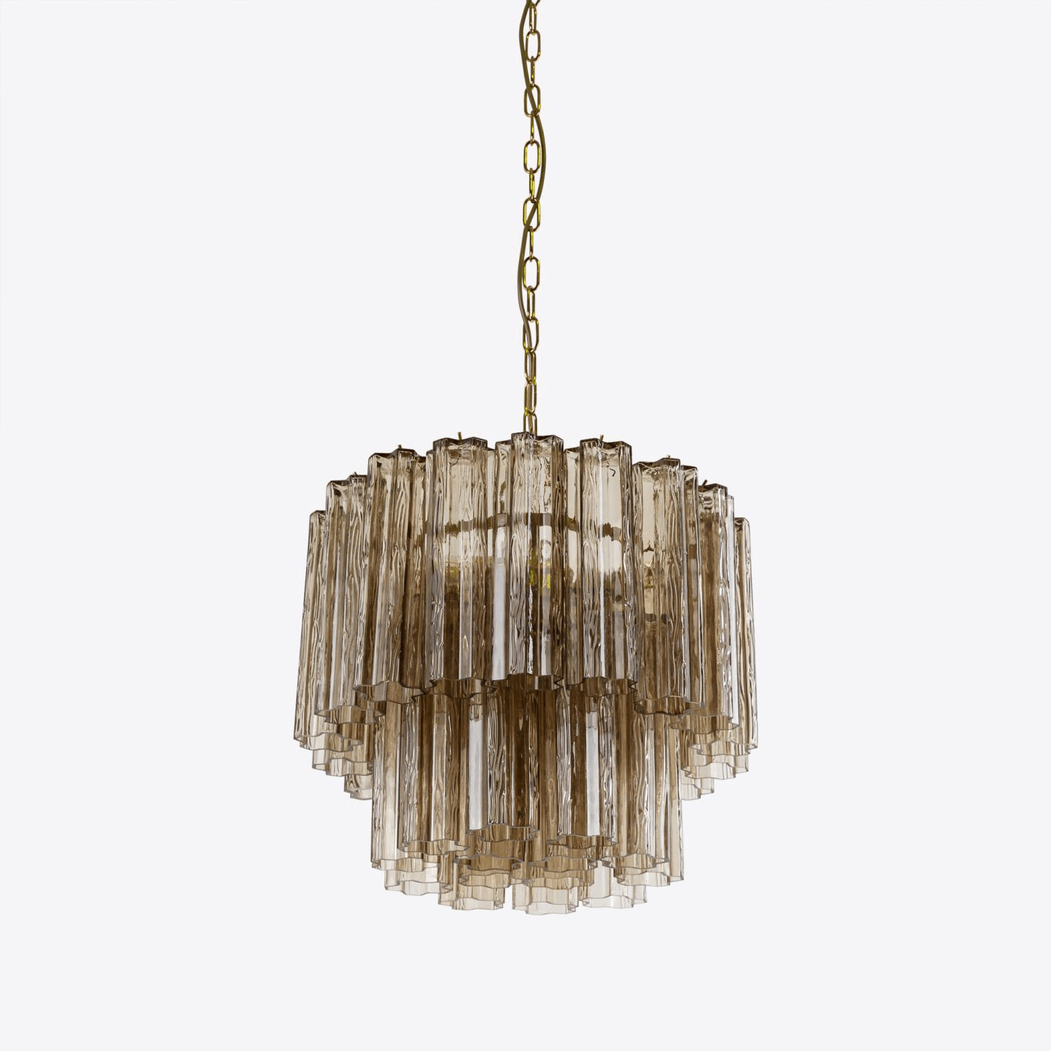 Aurora Lustre Petit Tube en Verre Murano Treviso
