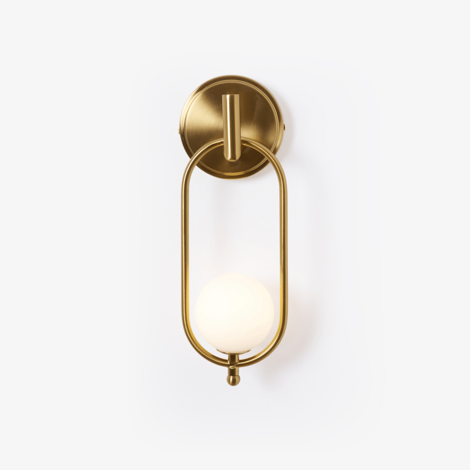 Cumirisra Moderne Minimaliste Laiton Verre Applique Lumière