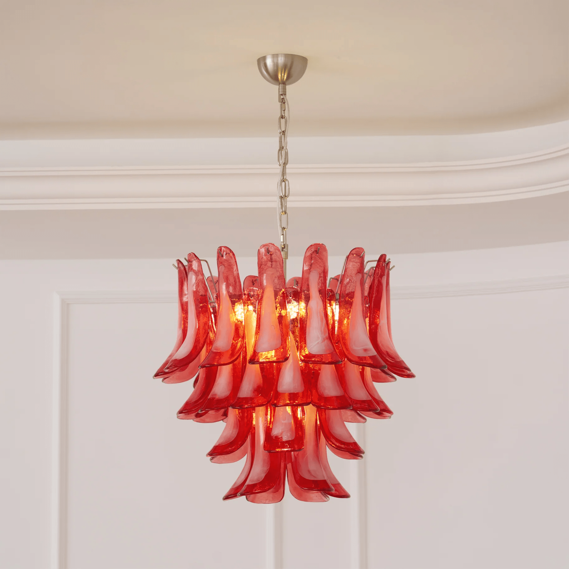 Aurora Lustre en Verre Vintage