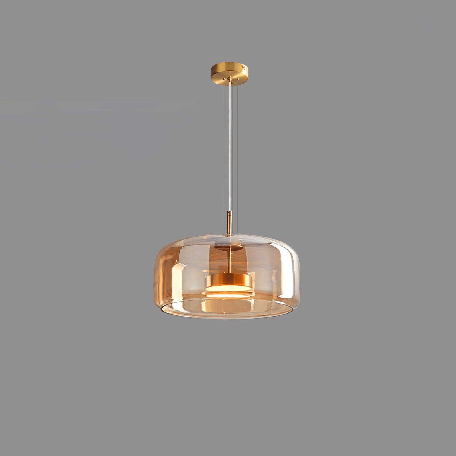 Obsidian Suspension en Verre Moderne