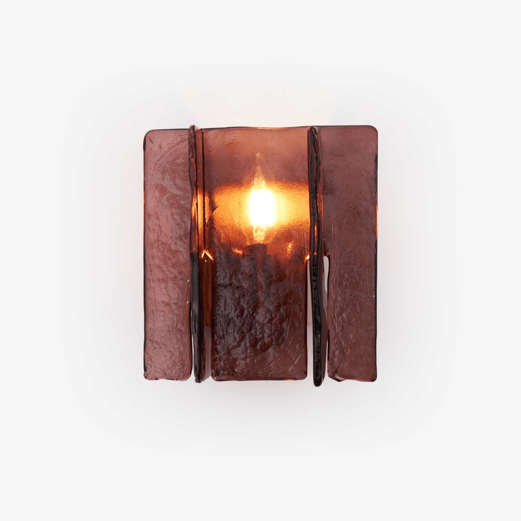 Solanic Lampe Murale Artistique en Verre Élégante