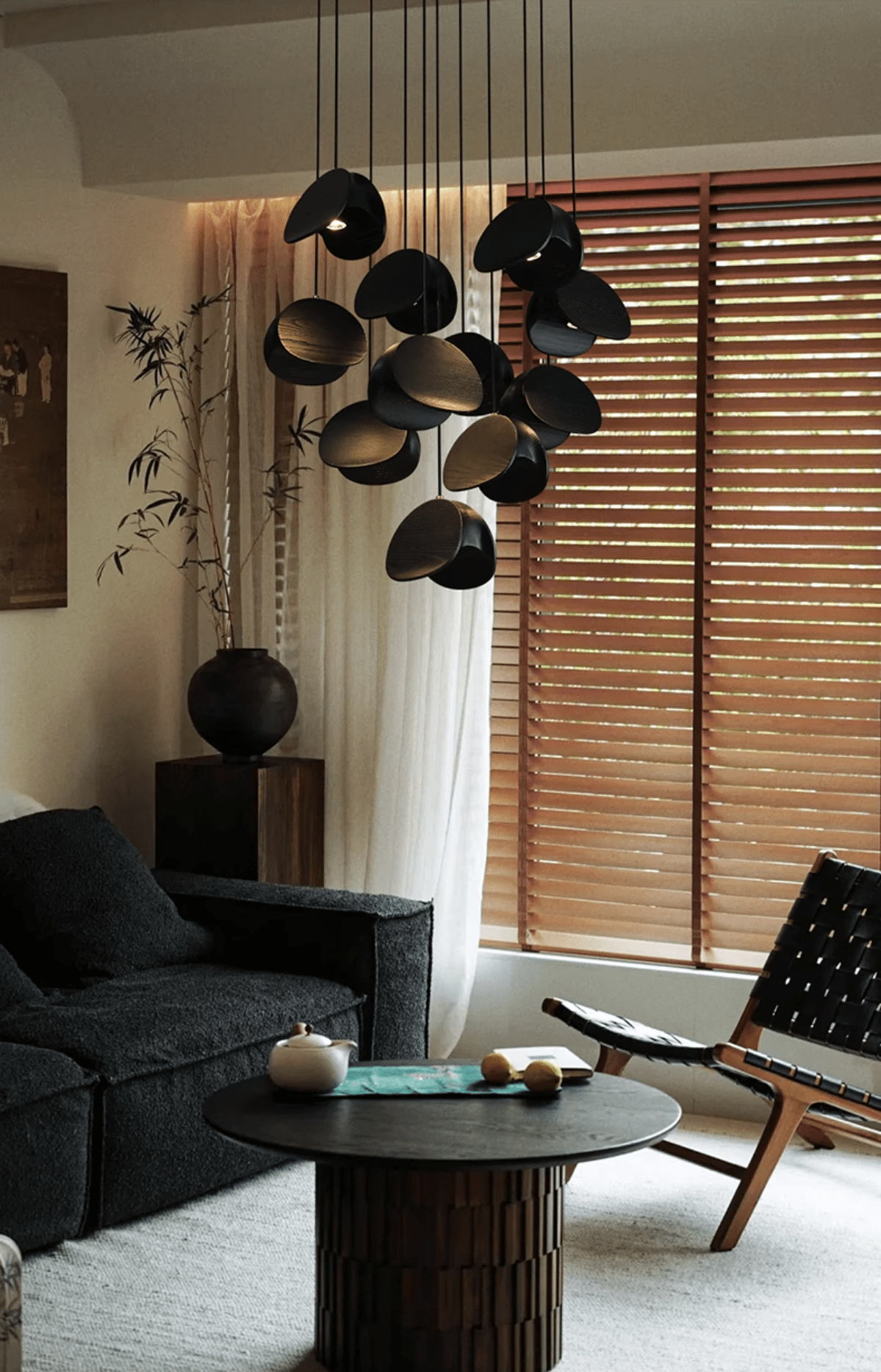 Tavro Suspension en Bois Minimaliste