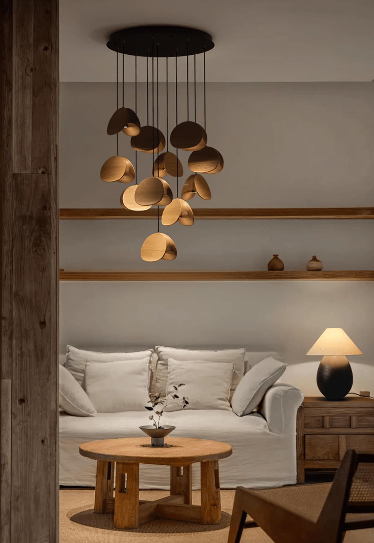Tavro Suspension en Bois Minimaliste