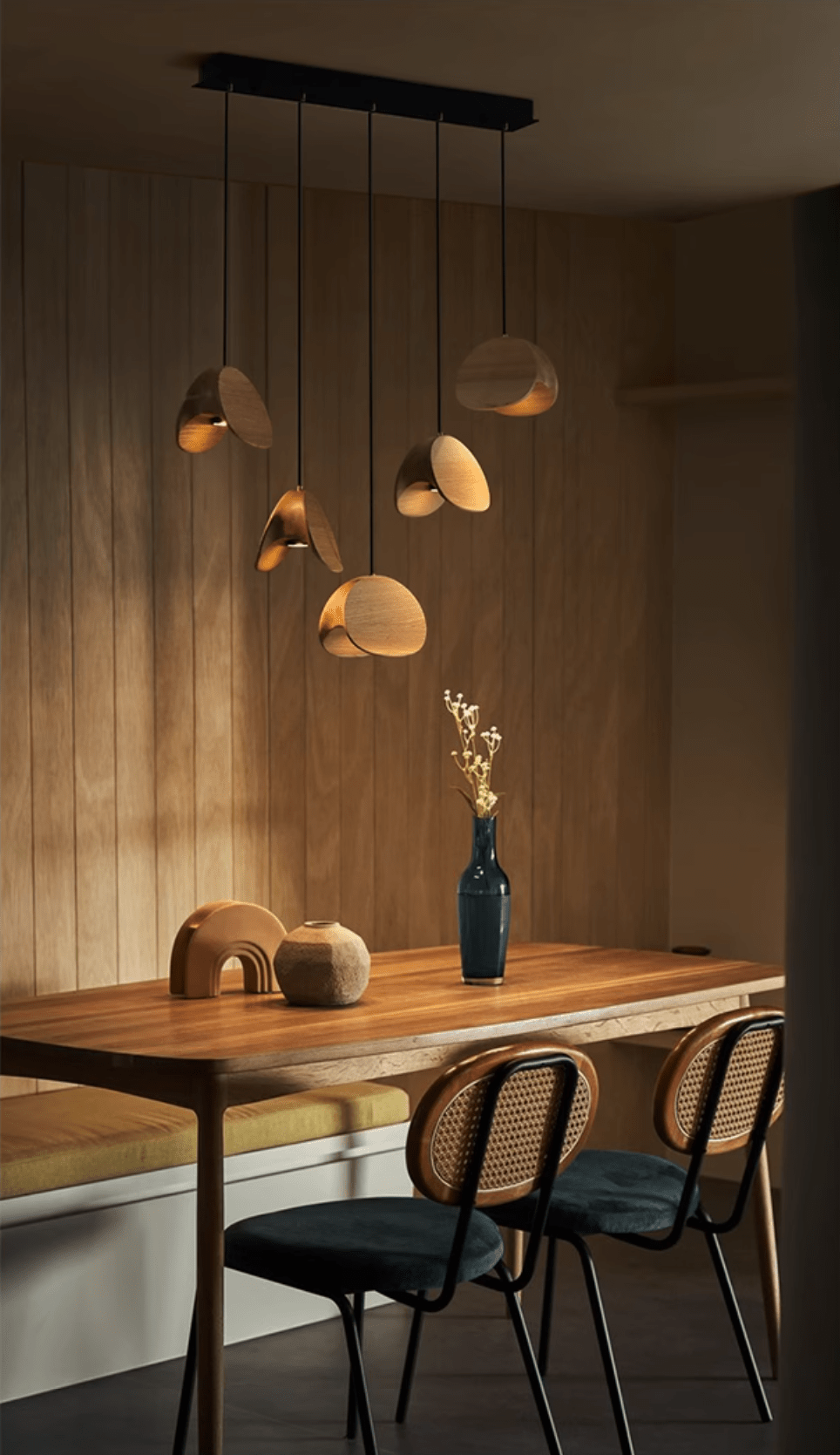 Tavro Suspension en Bois Minimaliste