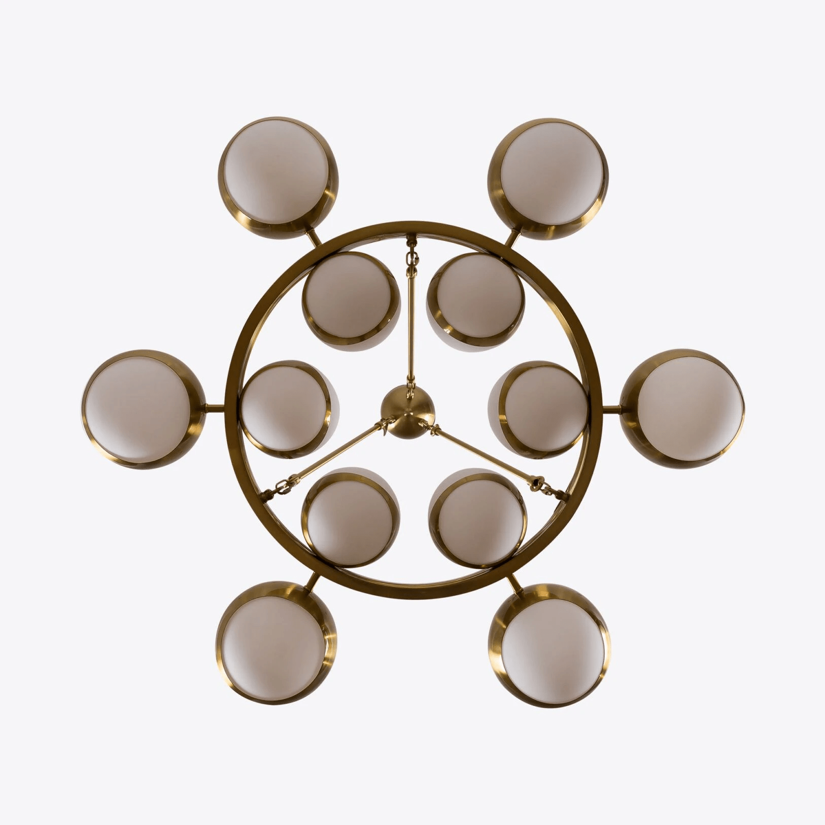Lumina Lustre Moderne en Laiton Sphere