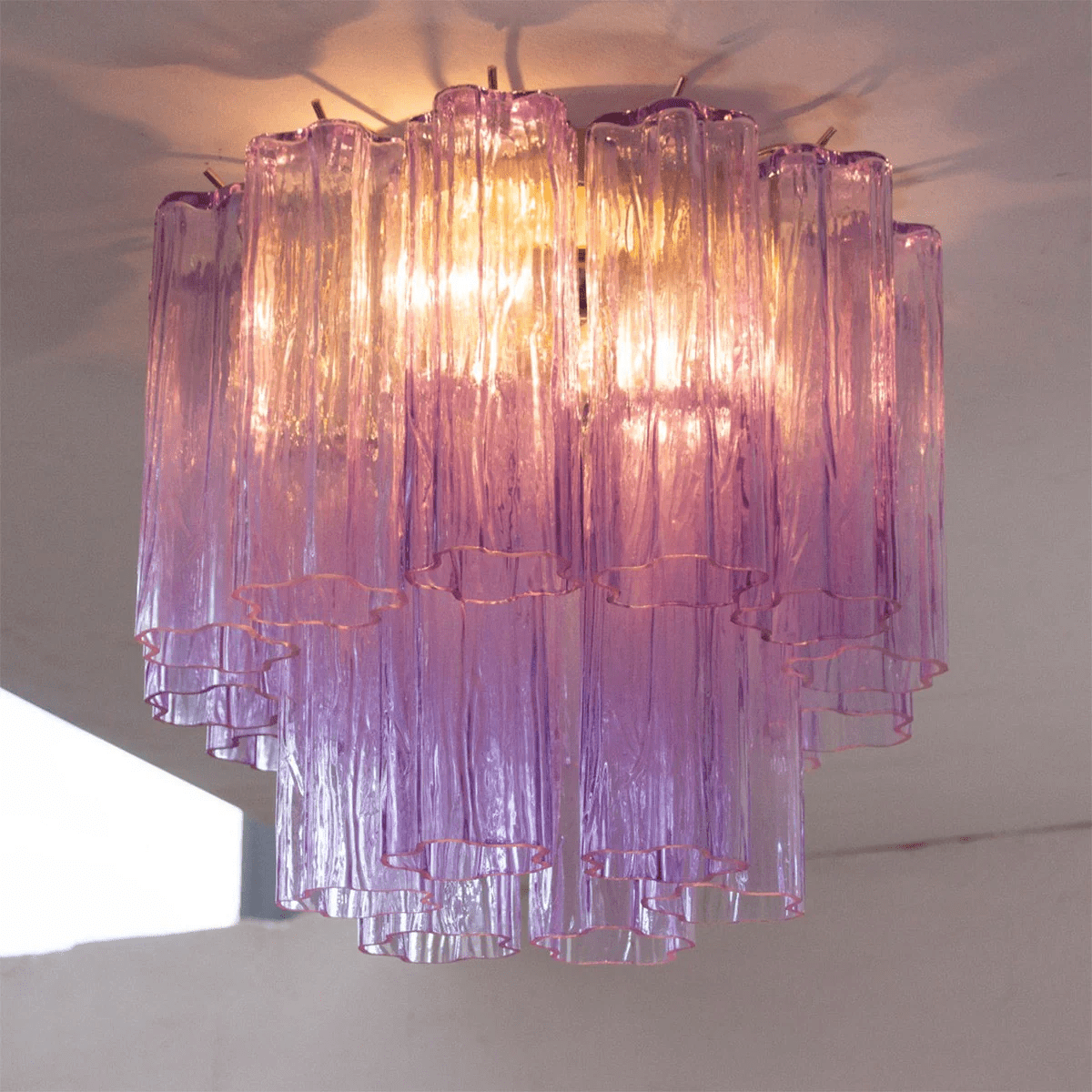 Aurora Plafonnier Style Cascade Rose