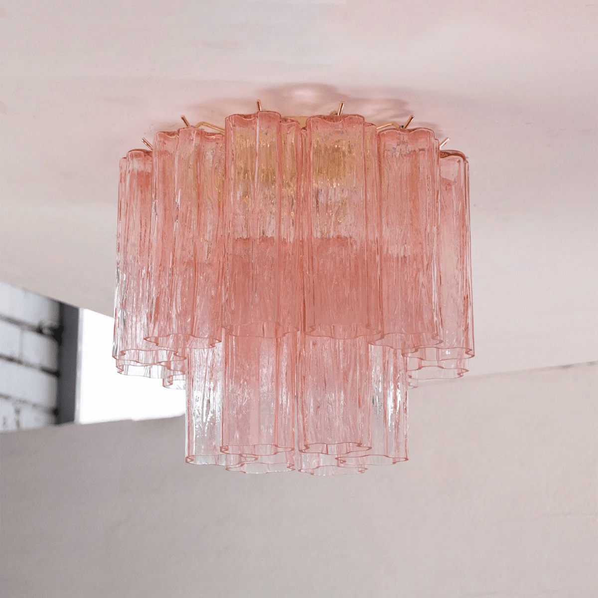 Aurora Plafonnier Style Cascade Rose