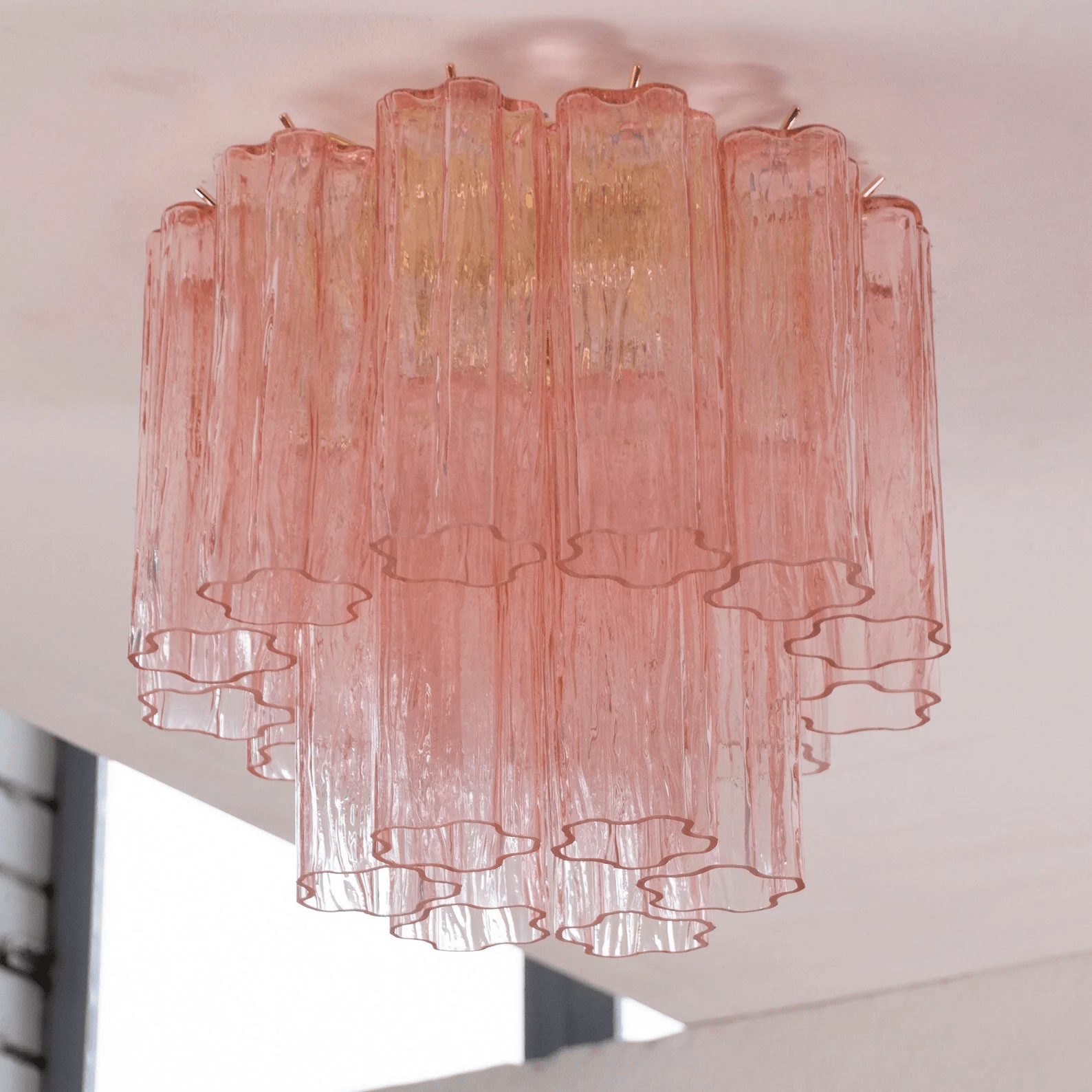 Aurora Plafonnier Style Cascade Rose