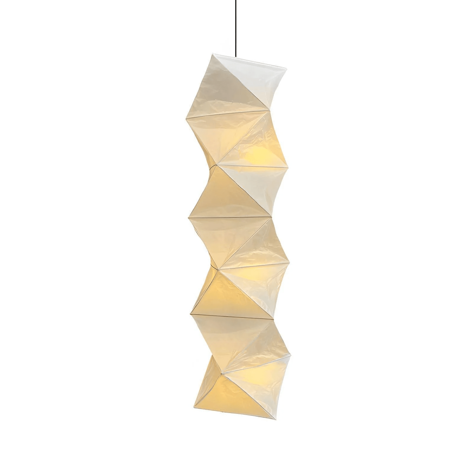 Origami Lustre Suspendu Minimaliste En Papier