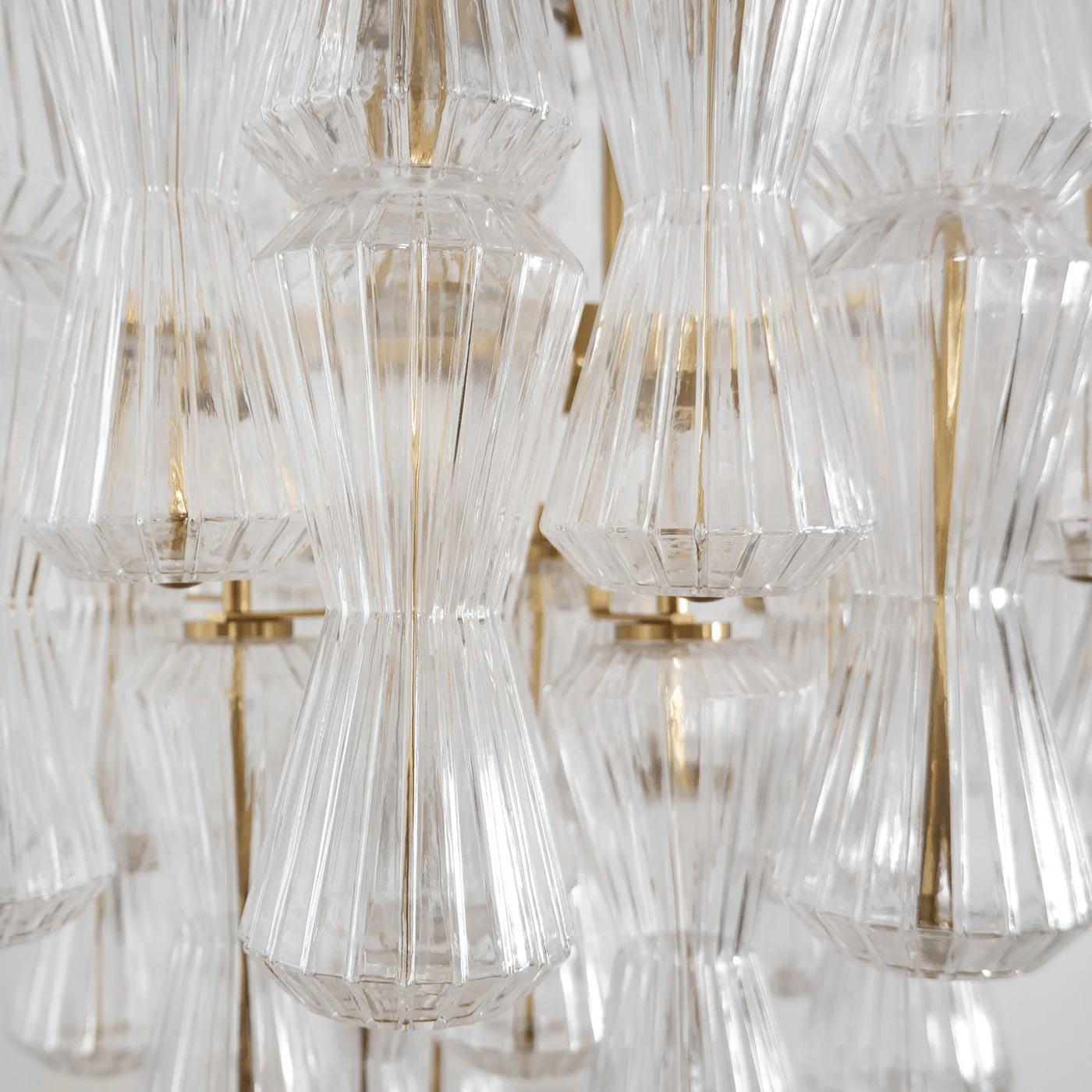 Aurora Lustre Murano Verre Florale Cascade