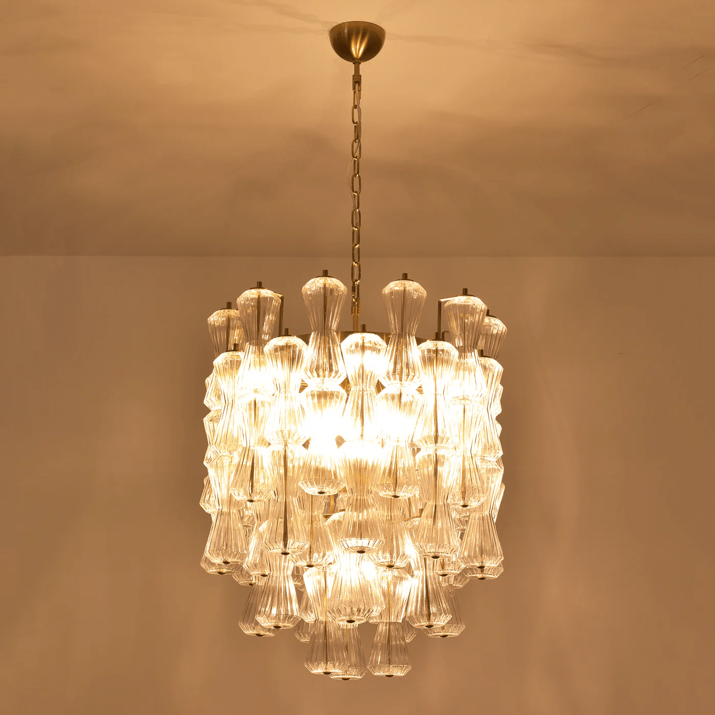 Aurora Lustre Murano Verre Florale Cascade