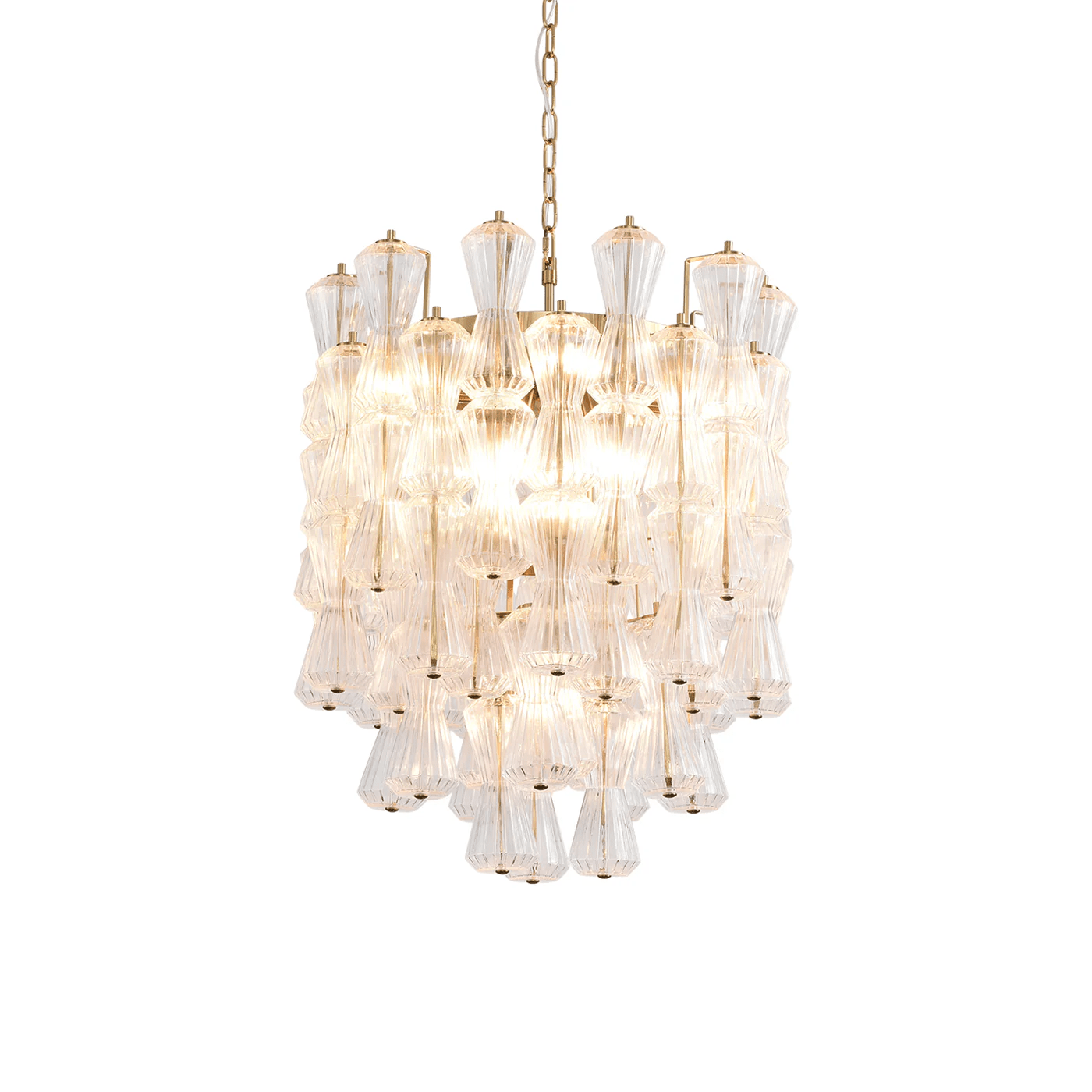 Aurora Lustre Murano Verre Florale Cascade