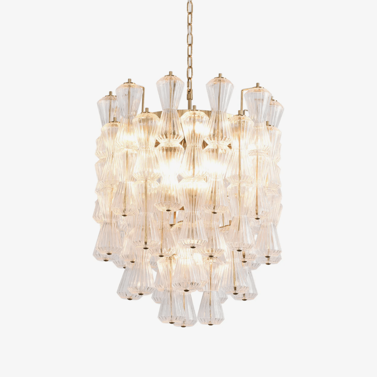 Aurora Lustre Murano Verre Florale Cascade