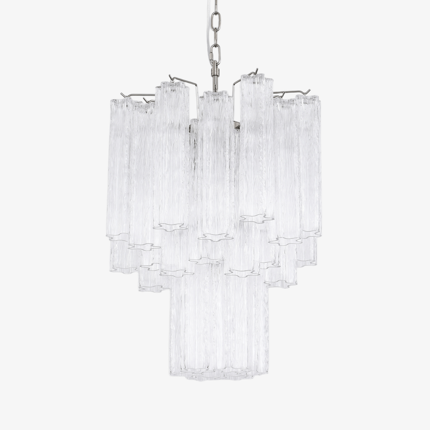 Aurora Lustre en Verre Clair Moderne