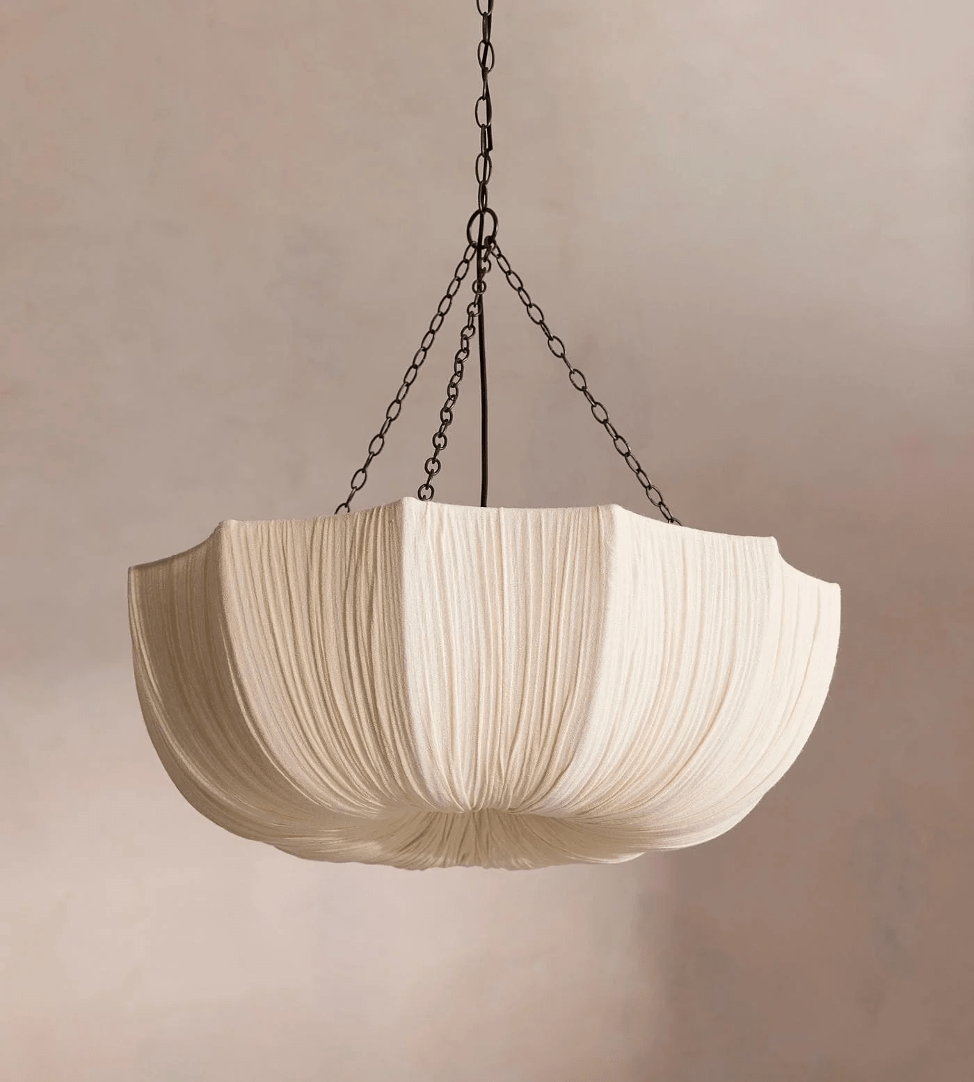 Aurelia Lustre Suspendu Vintage En Tissu
