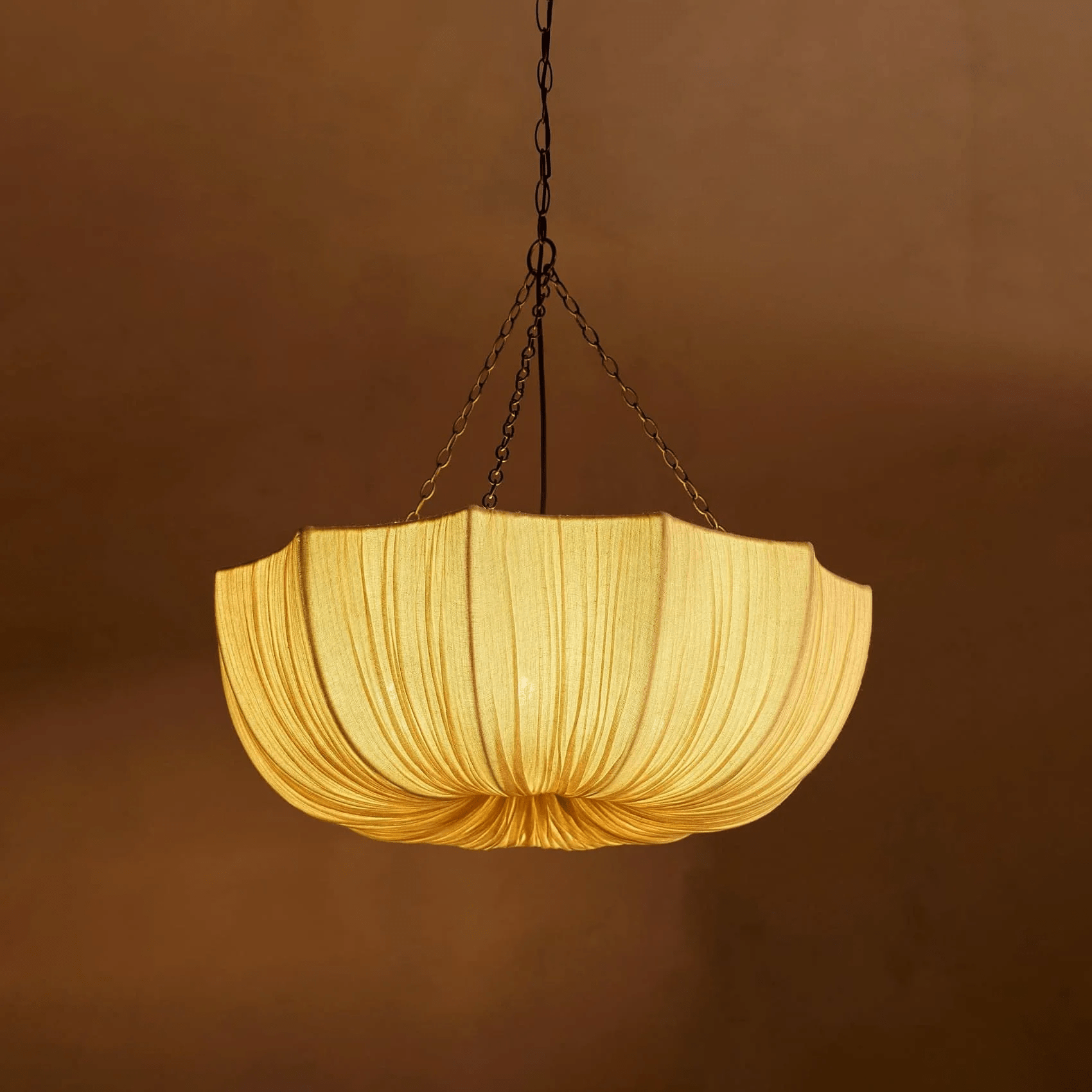 Aurelia Lustre Suspendu Vintage En Tissu