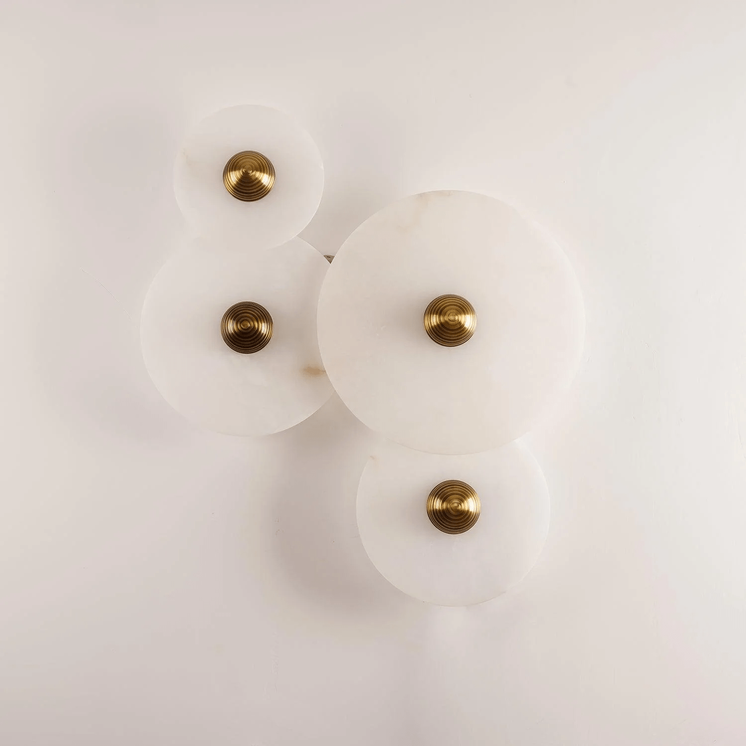 Selene Plafonnier Minimaliste en Albâtre