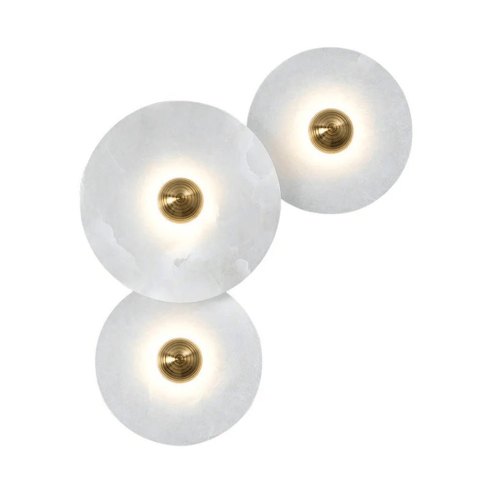 Selene Plafonnier Minimaliste en Albâtre