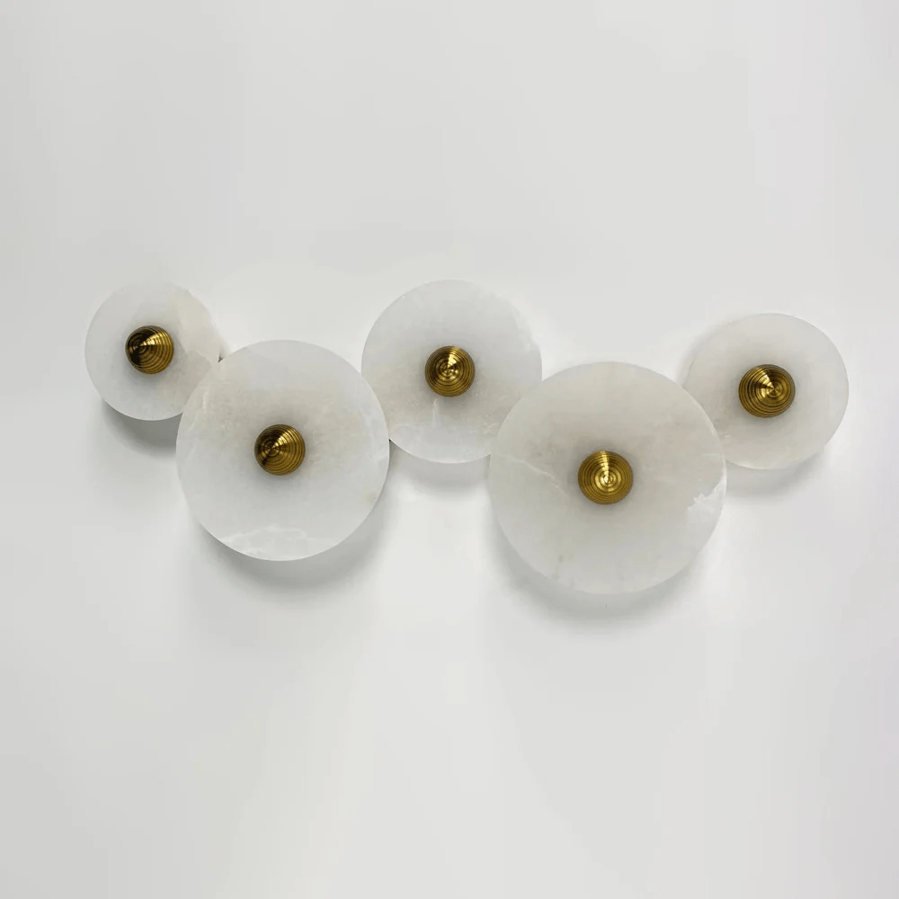 Selene Plafonnier Minimaliste en Albâtre
