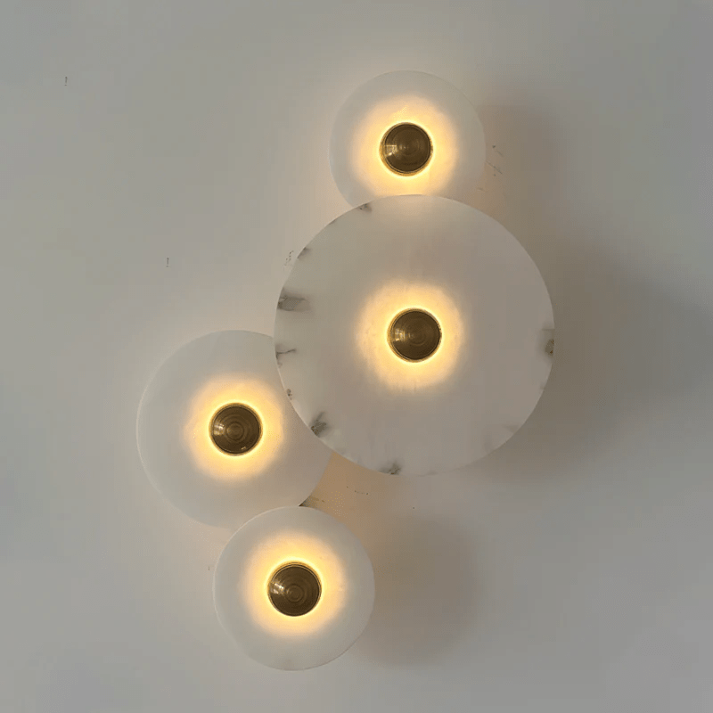 Selene Plafonnier Minimaliste en Albâtre