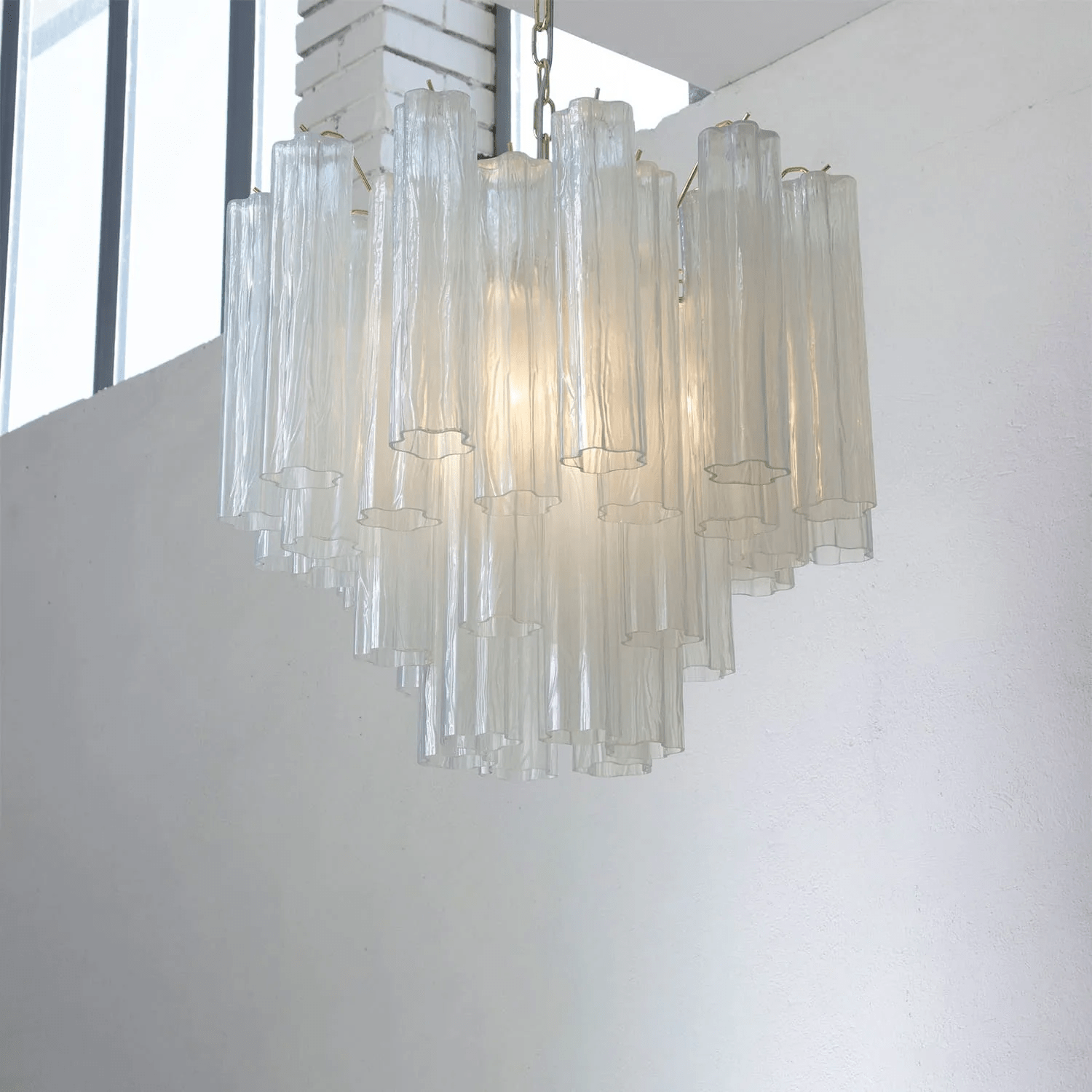 Aurora Lustre Murano Verre Étagé