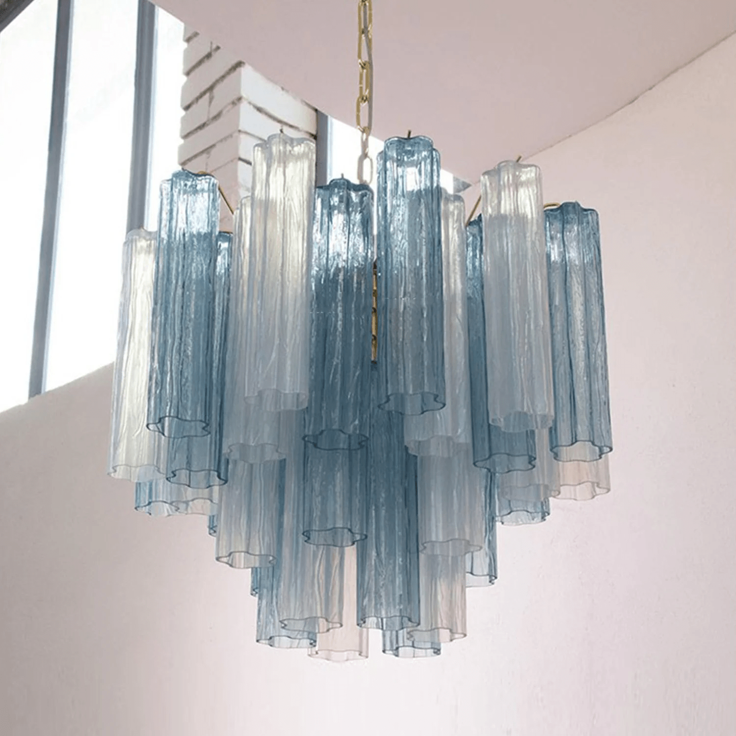 Aurora Lustre Murano Verre Étagé