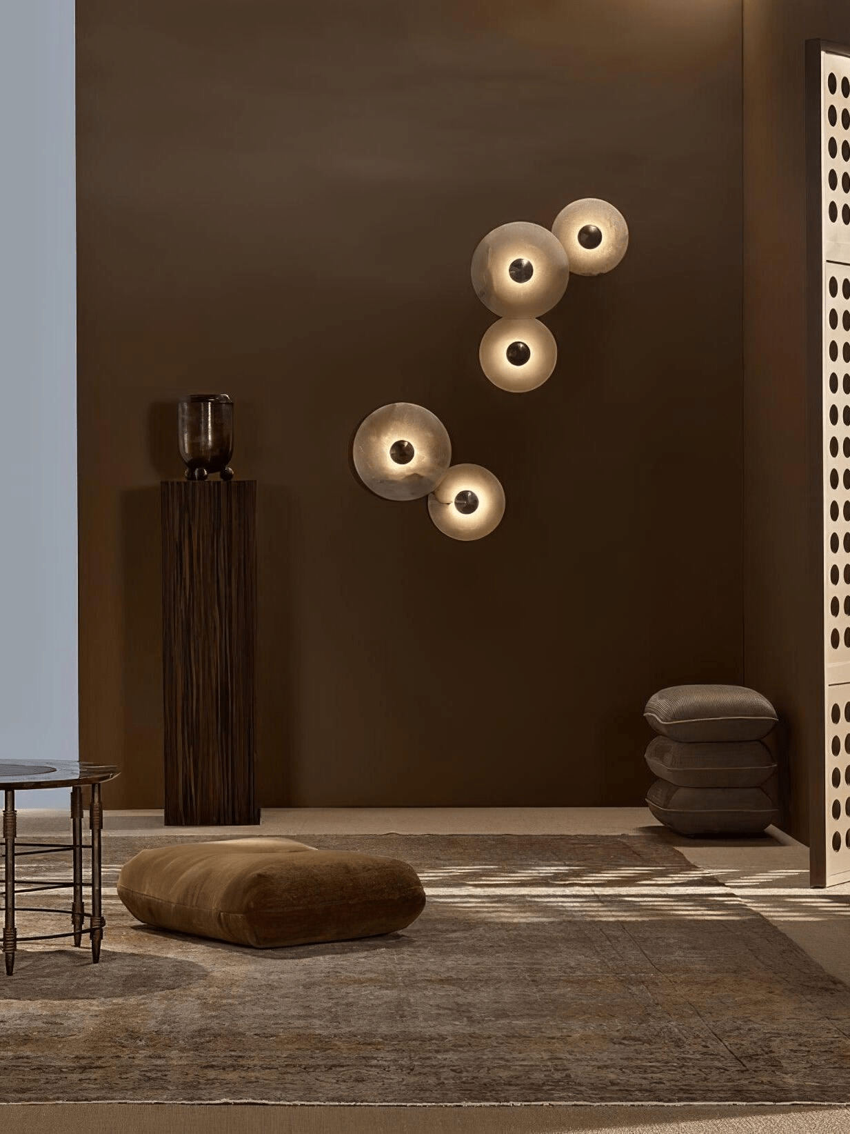 Selene Plafonnier Minimaliste en Albâtre